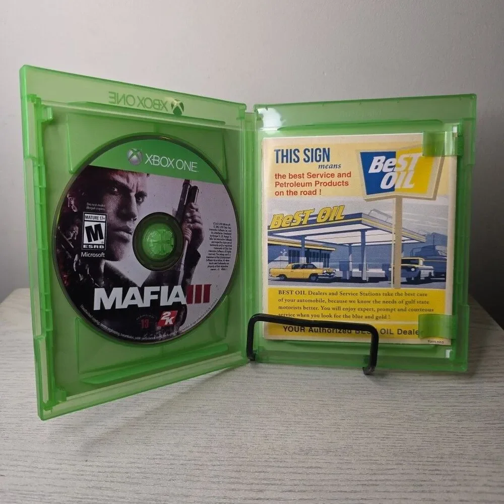 Mafia III (Microsoft Xbox One, 2016) With Inserts‎